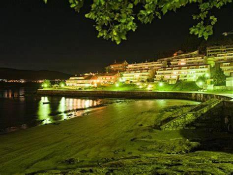 Albergue De Peregrinos Playa Quenxe Corcubión Buitenkant foto